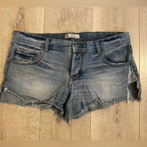 Free People denim shorts